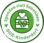 sowie für die alljährliche Weihnachtsaktion „Spenden statt Schenken“ von SOS-Kinderdorf.
